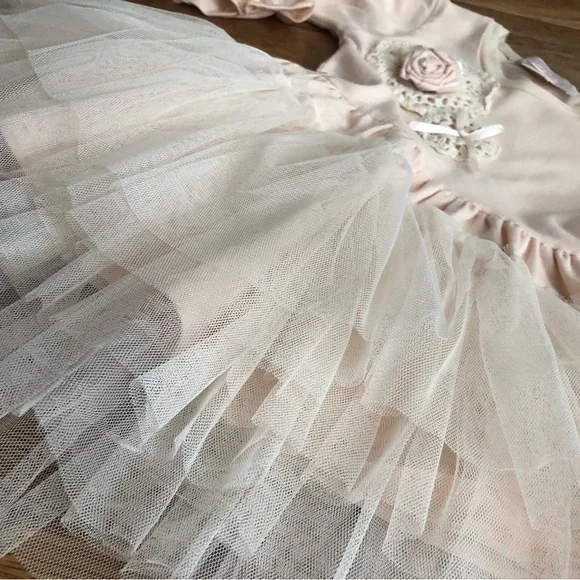 Dollcake Oh So Girly dress size 0 tutu tulle skirt 6-9 months